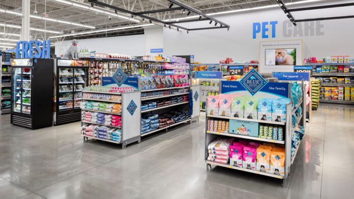 Walmart Store of the Future - Pet department