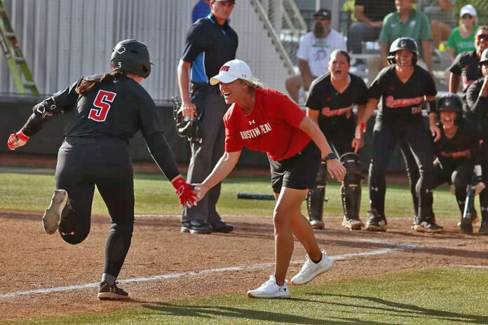 Austin Peay State University Softball Rallies Past Florida Gulf Coast with Five-Run Sixth in ASUN Championship Thriller. (Casey Crigger, APSU Sports Information)