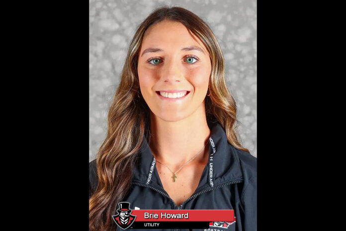 2024-2025 APSU Softball - Brie Howard. (APSU Sports Information)