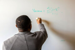 As an educator, Ugochukwu Onumadu uses servant and transformational leadership styles to connect with students from diverse backgrounds. (Sean McCully, APSU)