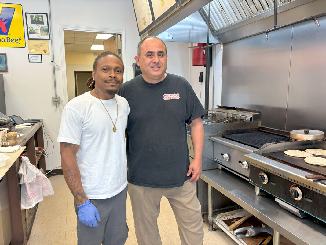 Harvey Sanders and Malek Ibrahim. (Matt Schorr)