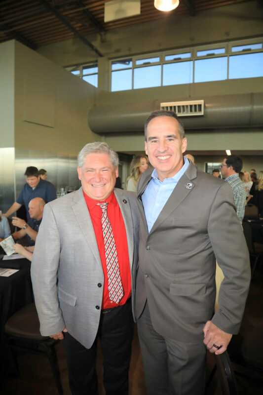 APSU President, Dr. Michael Licari and Kris Phillips