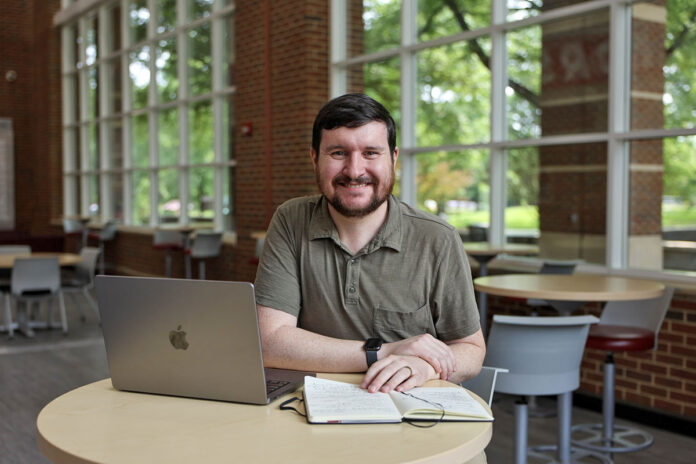 Dr. Daniel McKelvey, an assistant professor in Austin Peay State University’s Department of Psychological Science and Counseling. (Seth Riker, APSU)