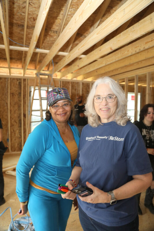 Cinnamon Washington and Penny McEntee