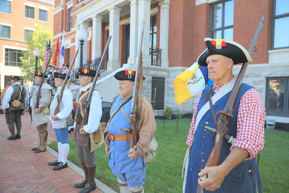 DAR hosts annual Reading of the Declaration of Independence on the Court House steps. (Tony Centonze, Clarksville Living Magazine) DAR hosts annual Reading of the Declaration of Independence on the Court House steps. (Tony Centonze, Clarksville Living Magazine)