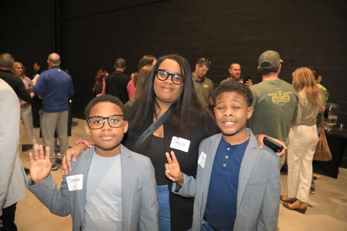 Jonathan, Samesha and Benjamin Thomas