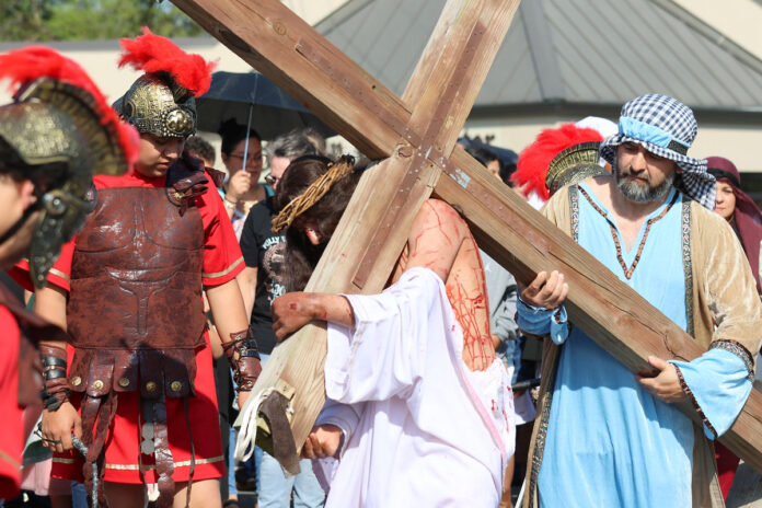 Stations of the Cross at Immaculate Conception Church. (Tony Centonze, Clarksville Living Magazine)