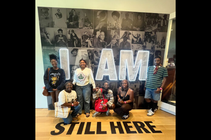 Austin Peay State University students visit the International African American Museum to learn about Black history in America. (Photo contributed by Eboné Amos)