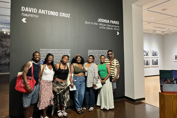 APSU students deepen their understanding of African American heritage through exhibitions featuring artists like David Antonio Cruz and Joshua Parks. (Photo contributed by Eboné Amos)