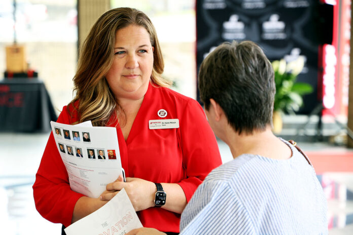 Dr. Karen Meisch, Dean of the of STEM, at the 2025 Innovation Experience on Austin Peay State University’s campus. (Colby Wilson, APSU)