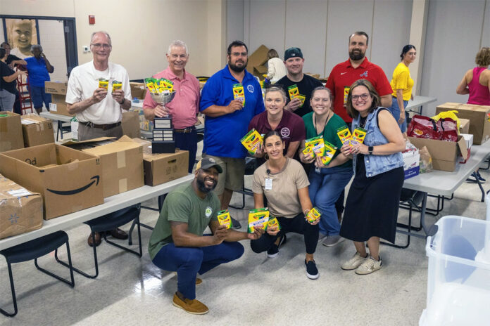 City of Clarksville Employees Help Stock Classrooms with Crayola Donation