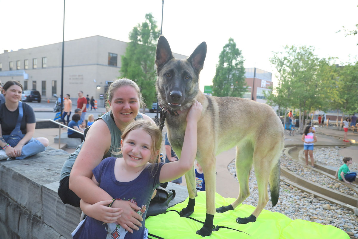 Clarksville welcomed the Nashville Symphony to Downtown Commons for a performance that included works by Brahms, Bizet, John Williams, and more. (Tony Centonze, Clarksville Living Magazine)