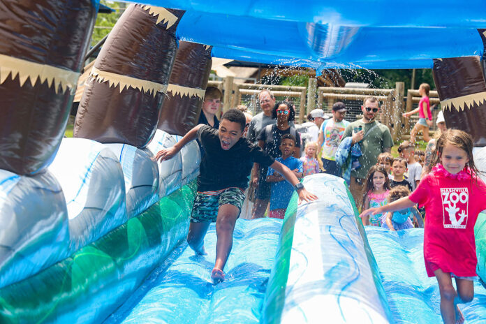 Nashville Zoo Launches Family-Friendly Summer Splash Series Through August 23rd. (Nashville Zoo)