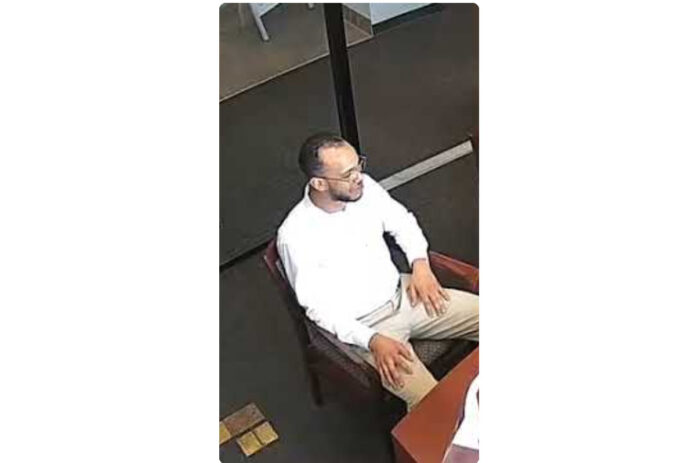 Suspect Wanted for Opening Fraudulent Bank Account Using Stolen Identity