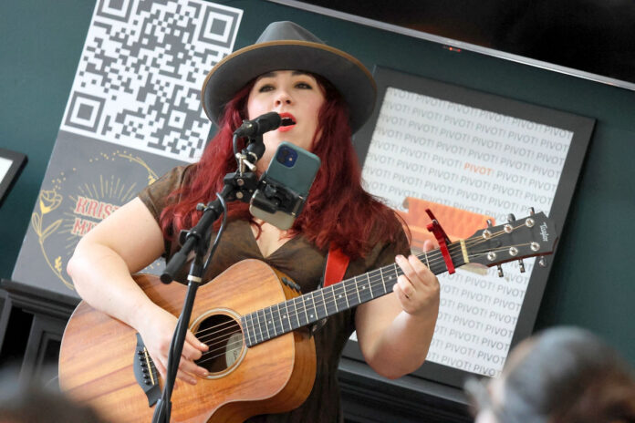 Artist reception at Kairo's Coffee