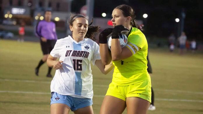 Austin Peay State University Women’s Soccer Holds Skyhawks to 0-0 Draw on the Road. (APSU Sports Information)