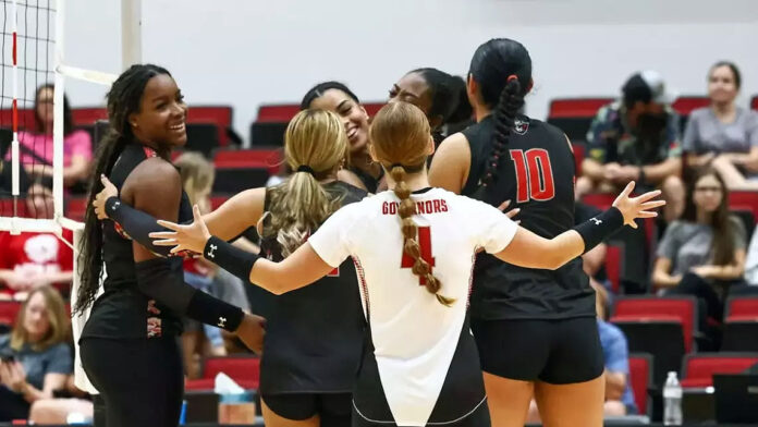 Austin Peay State University Volleyball to Test Skills in Exhibition Match vs. Tusculum Pioneers at the Dunn Center, Sunday. (APSU Sports Information)