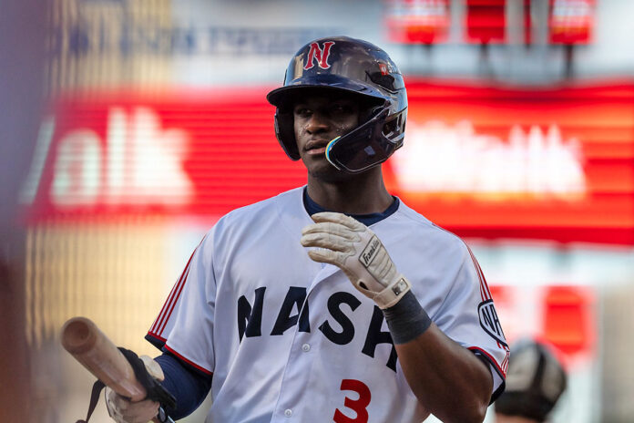 Daz Cameron’s Three-Run Blast Not Enough as Nashville Sounds Lose Series Finale. (Nashville Sounds)