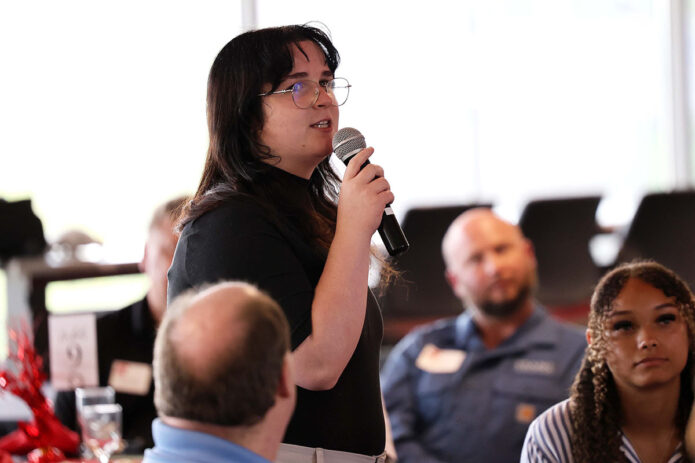 Austin Peay State University junior Sophie Sutton participates in the Career Success Center’s inaugural Summer Internship Program, working with Rossview Farms on business development research for the Marcelina development. (Michael Dann, APSU)