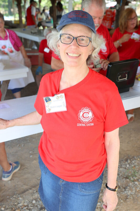 Beth Casper, Central Civitan Club President