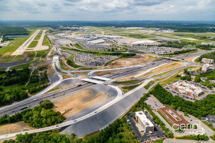 Schedule Updated for Ramp Closures on I-40 near Nashville International Airport