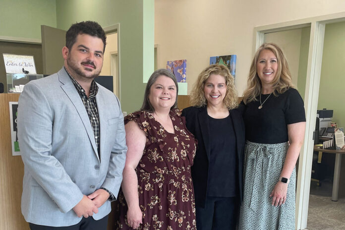 Bryce Lazenby, Amy Atkinson, Melissa Baxter, Helen Gross