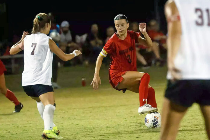 Austin Peay State University Soccer Hosts Eastern Kentucky on Senior Day at Morgan Brothers Field. (Robert Smith, APSU Sports Information)