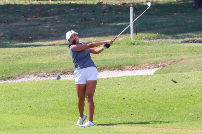 Abby Jimenez in Fifth Place Austin Peay State University Claims Second Place Position in Larchwood Tournament. (Camille Blaylock, APSU Sports Information)