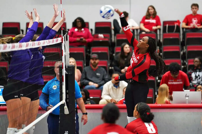Austin Peay State University Volleyball Team Travels to Kentucky for Two Key Conference Matches. (APSU Sports Information)