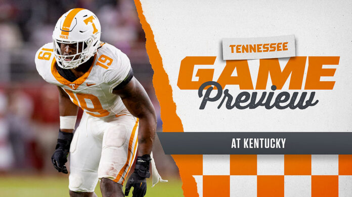#17 Tennessee Football team Faces Kentucky in High-Stakes SEC Border Battle this Saturday. (UT Athletics) #17 Tennessee Football team Faces Kentucky in High-Stakes SEC Border Battle this Saturday. (UT Athletics)
