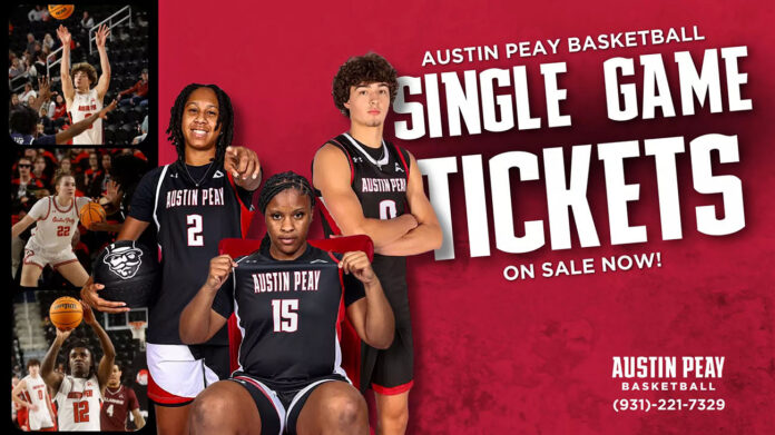 Austin Peay State University Basketball Announces Home Game Start Times at F&M Bank Arena. (APSU Sports Information)