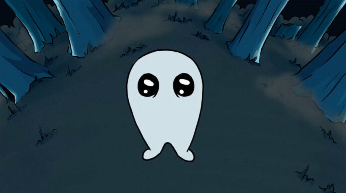 A frightened Fresno Nightcrawler lost in the woods in “Nightcrawling.” 