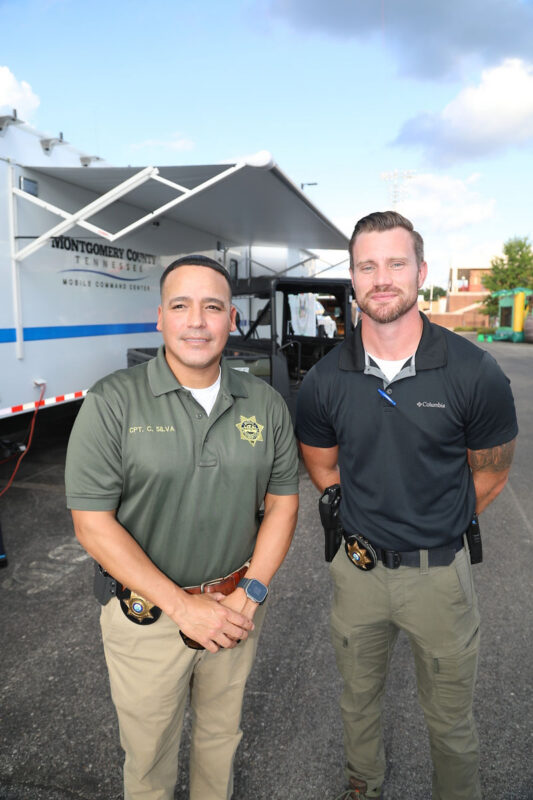 Capt. Carlos Silva and Lt. Matthew Drudy Capt. Carlos Silva and Lt. Matthew Drudy