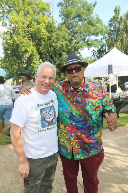 Clarksville Mayor Joe PItts and Keith Kelley
