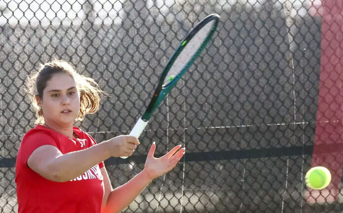Austin Peay State University Women's Tennis’ Katie Oliver and Sophia Baranov Battle in Qualifying Draw at ITF W15 Clemson. (APSU Sports Information)