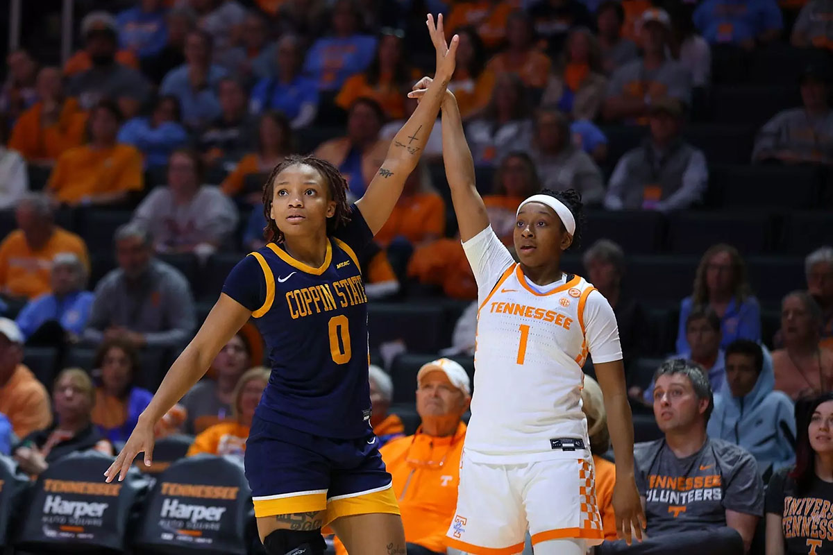 #15 Tennessee Lady Vols Basketball beat Coppin State 88-35, Hit 1,500 Wins