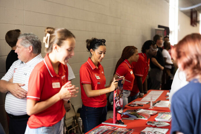 Cici Dominguez at the College Fair in September 2025. (APSU)
