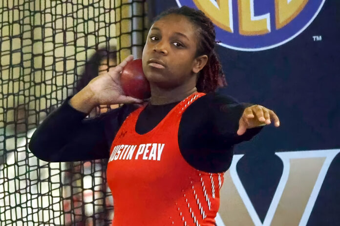 Austin Peay State University Track Team Posts Impressive Showing at Commodore Winter Challenge. (Robert Smith, APSU Sports Information)