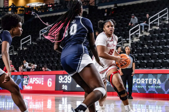 Austin Peay State University Women's Basketball Faces Jacksonville in Key Weekend Home Game. (Karley Livingston, APSU Sports Information)