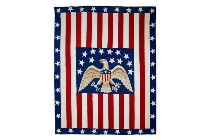 Bedspread by Margaret Wood Dodge, 1860