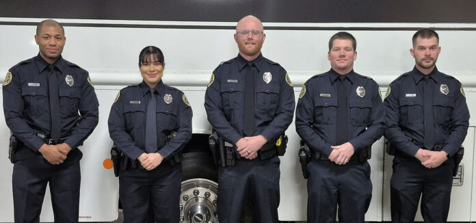 (L to R) Darrell Terry, Stephanie Juarez, Lane Campbell-Stafford, Gunner Duggins, and Tanner Meis.