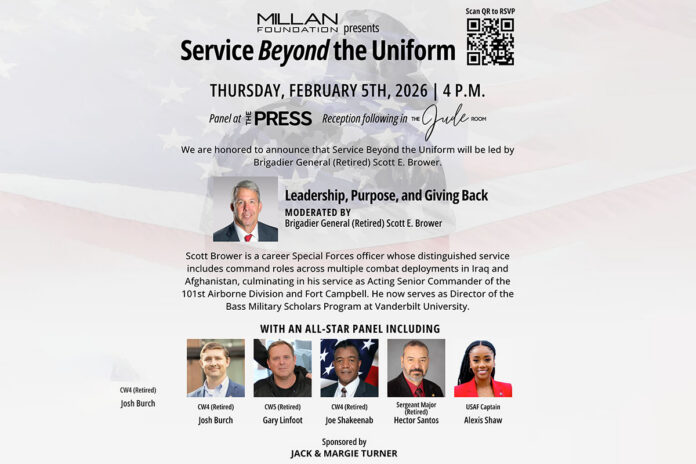 Millan Foundation Hosts “Service Beyond the Uniform” Veteran Leadership Panel in Clarksville