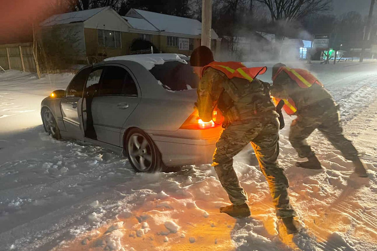 Tennessee National Guard Activated to Assist Statewide Winter Storm Emergency Response