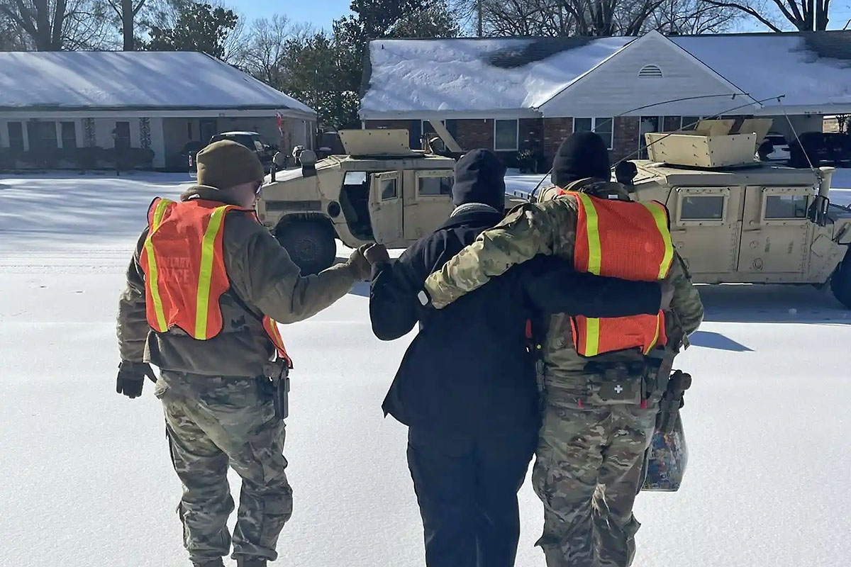 Tennessee National Guard Expands Winter Storm Response in Middle Tennessee and West Tennessee
