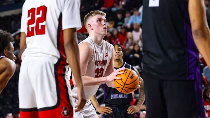 Central Arkansas Outlasts Austin Peay State University Men's Basketball in Wednesday Night Offensive Duel. (Karley Livingston, APSU Sports Information)