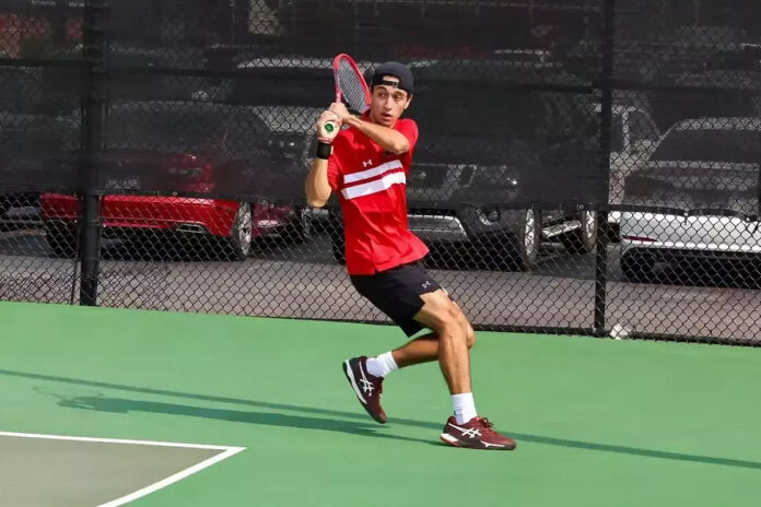 Austin Peay State University Men's Tennis Team Looks to Continue Winning Momentum Against Oakland City. (Madison Harrigan, APSU Sports Information)