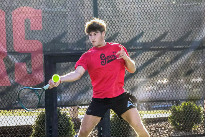 Austin Peay State University Men’s Tennis Loses Tight 4-3 Decision to Mocs at Chattanooga Tennis Courts. (APSU Sports Information)