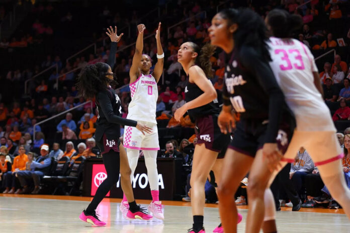 Tennessee Women's Basketball’s Janiah Barker Scores Career-High 29 as Texas A&M Tops Lady Vols. (UT Athletics)