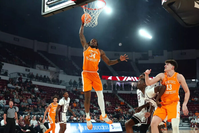 Tennessee Vols Basketball Claims Impressive Road Victory over Mississippi State at Humphrey Coliseum. (UT Athletics)