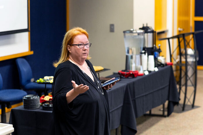 Dr. Tracy Nichols piloted strategies from the Austin Peay State University Career Readiness Academy in two of her classes: Community Communication and Servant Leadership, and Corporate Social Responsibility. (Sean McCully, APSU)